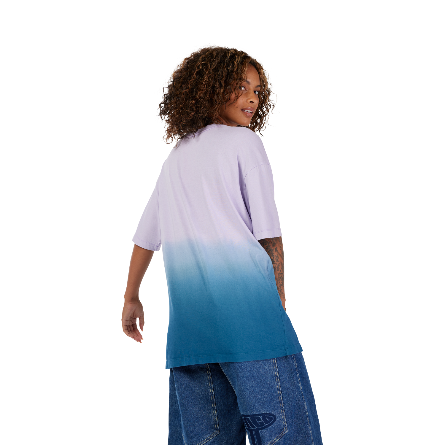 Womens Hello Future Oversized Tee