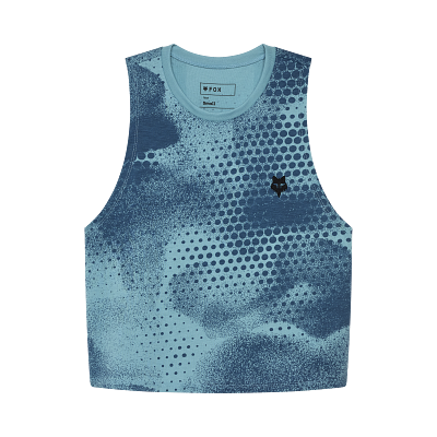 Womens AOP Biker Tech Tank