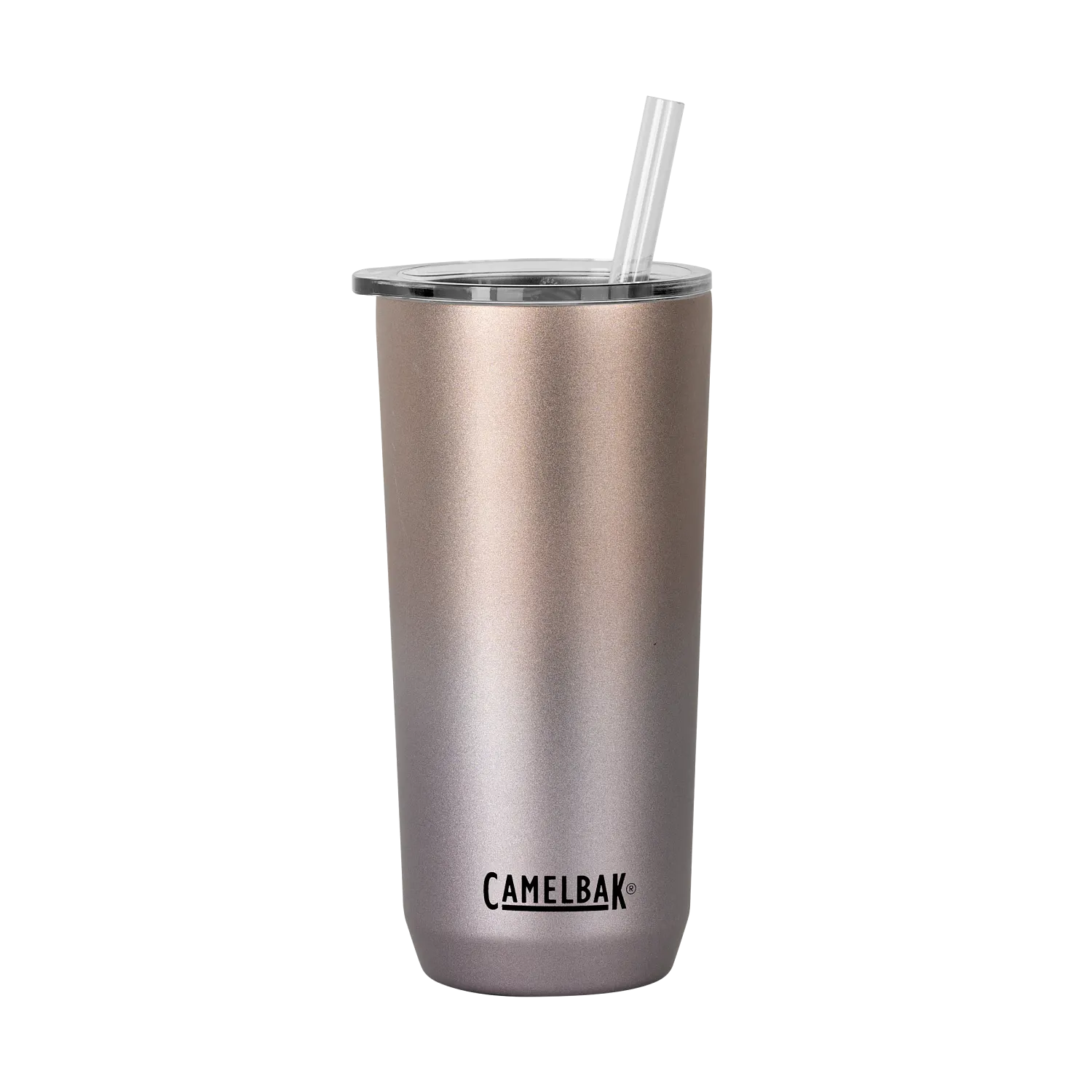 Straw Tumbler, SST Vacuum Insulated, 20oz, Rose Gold Ombre, FW LE