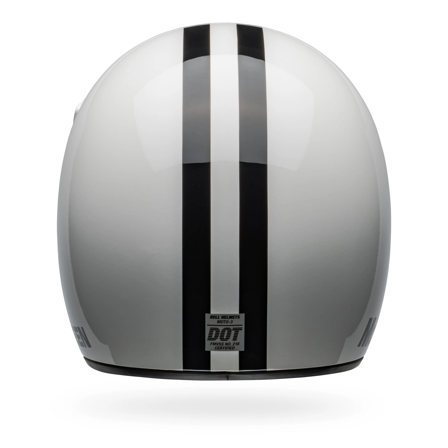 PS MOTO-3 SMQ AGS WH/BK M Helmet | Bell US