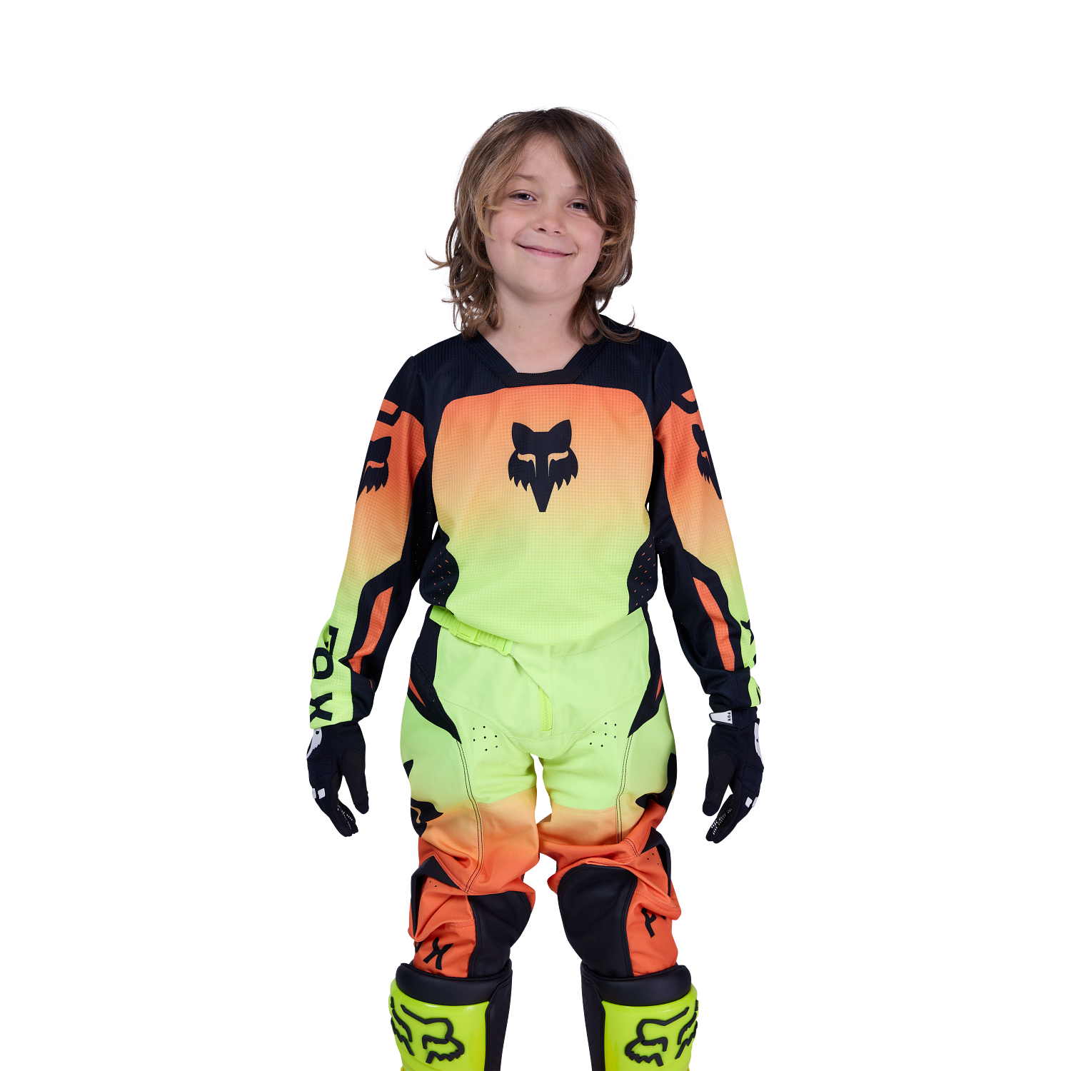 YTH 180 SHIELD JERSEY [FLO YLW] YL