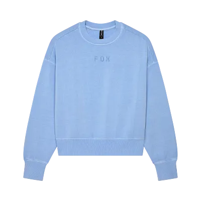 Womens Wordmark Oversized Crew Pullover