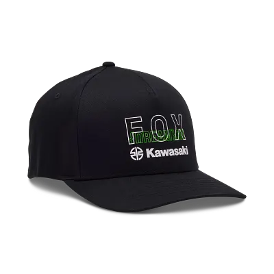 Fox x Kawasaki Flexfit kasket