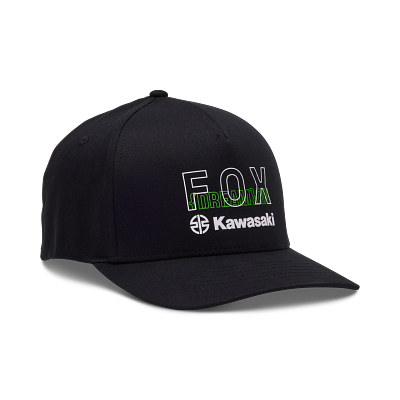 Casquette Flexfit Fox X Kawasaki