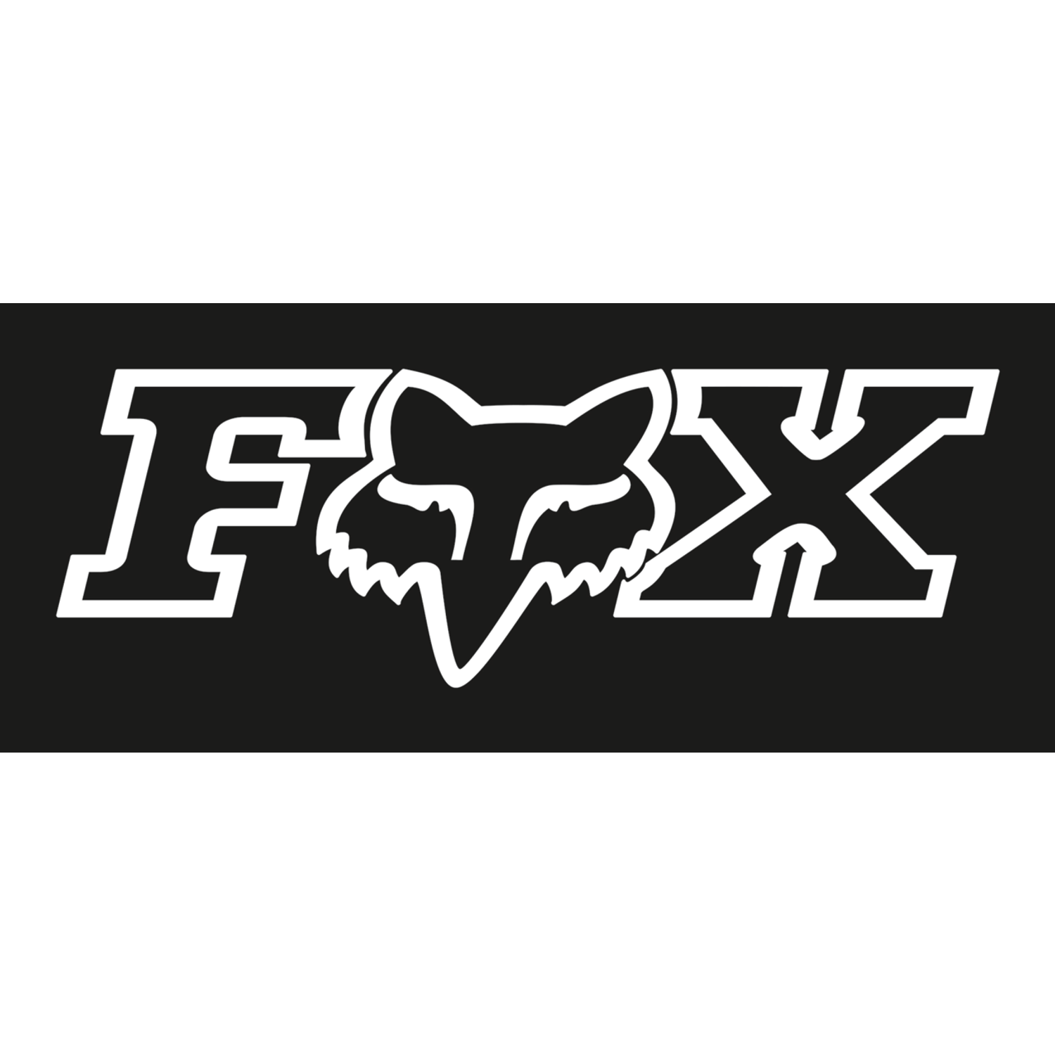 F-HEAD-X TDC STICKER 28 INCH [WHITE] OS