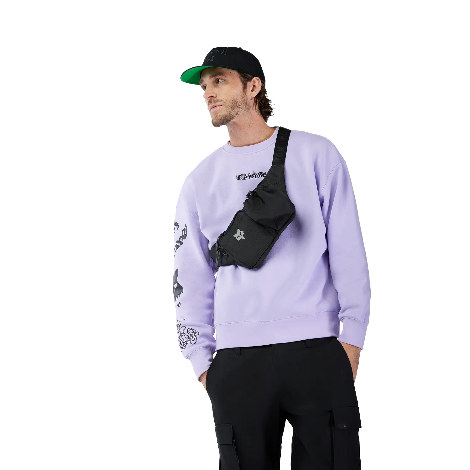 Moletom extragrande Hello Future