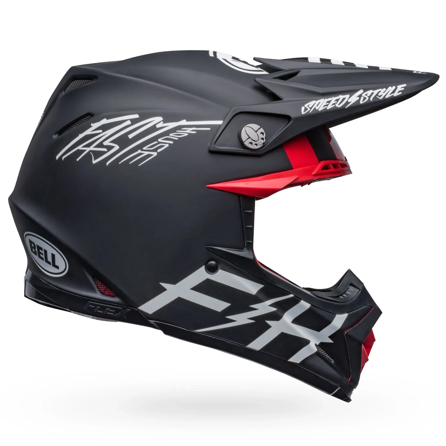 PS MOTO-9S FLEX FH TRIBE M/G BK/WH S