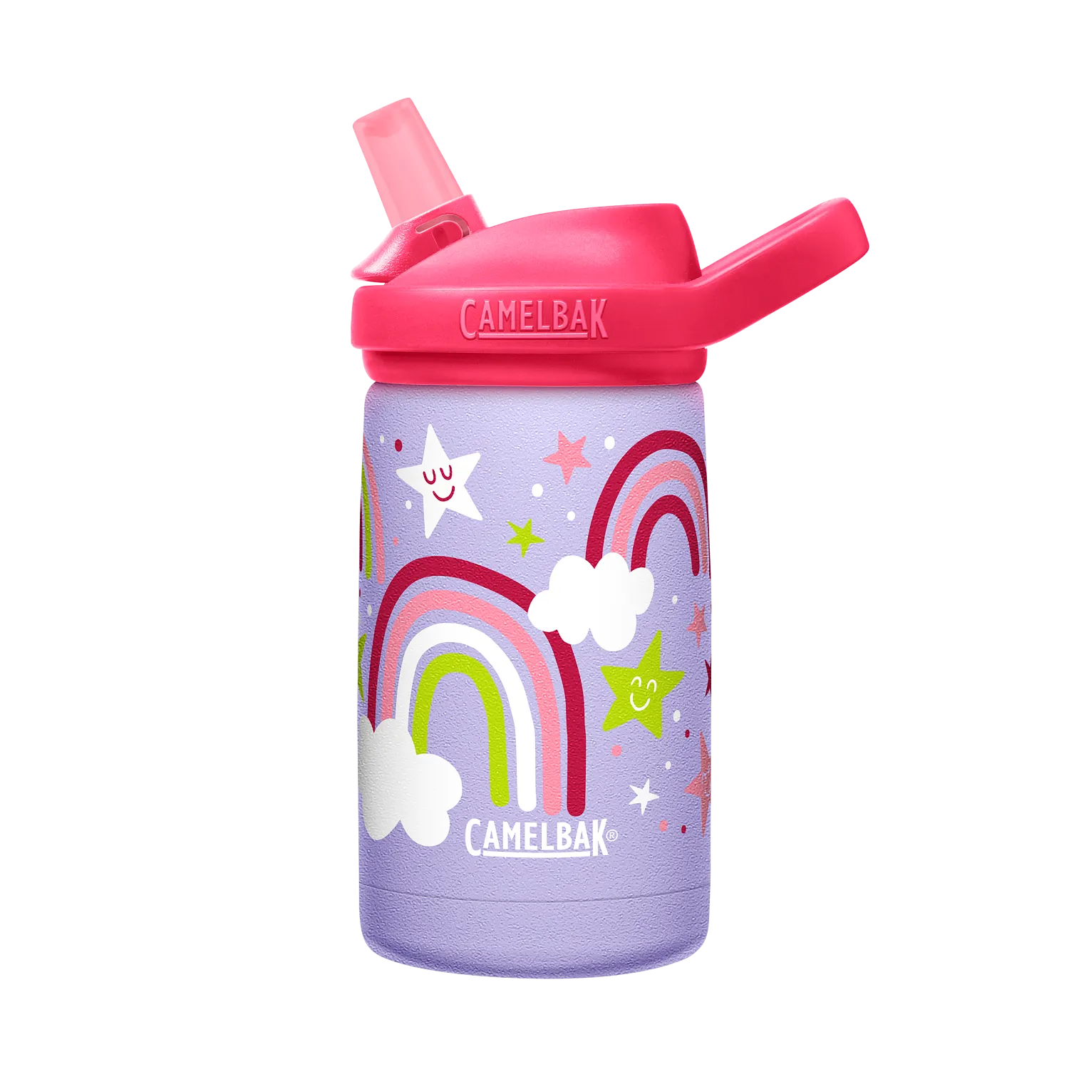 eddy+ kids SST Vacuum Insulated 12oz, Rainbow Stars, BTS LE