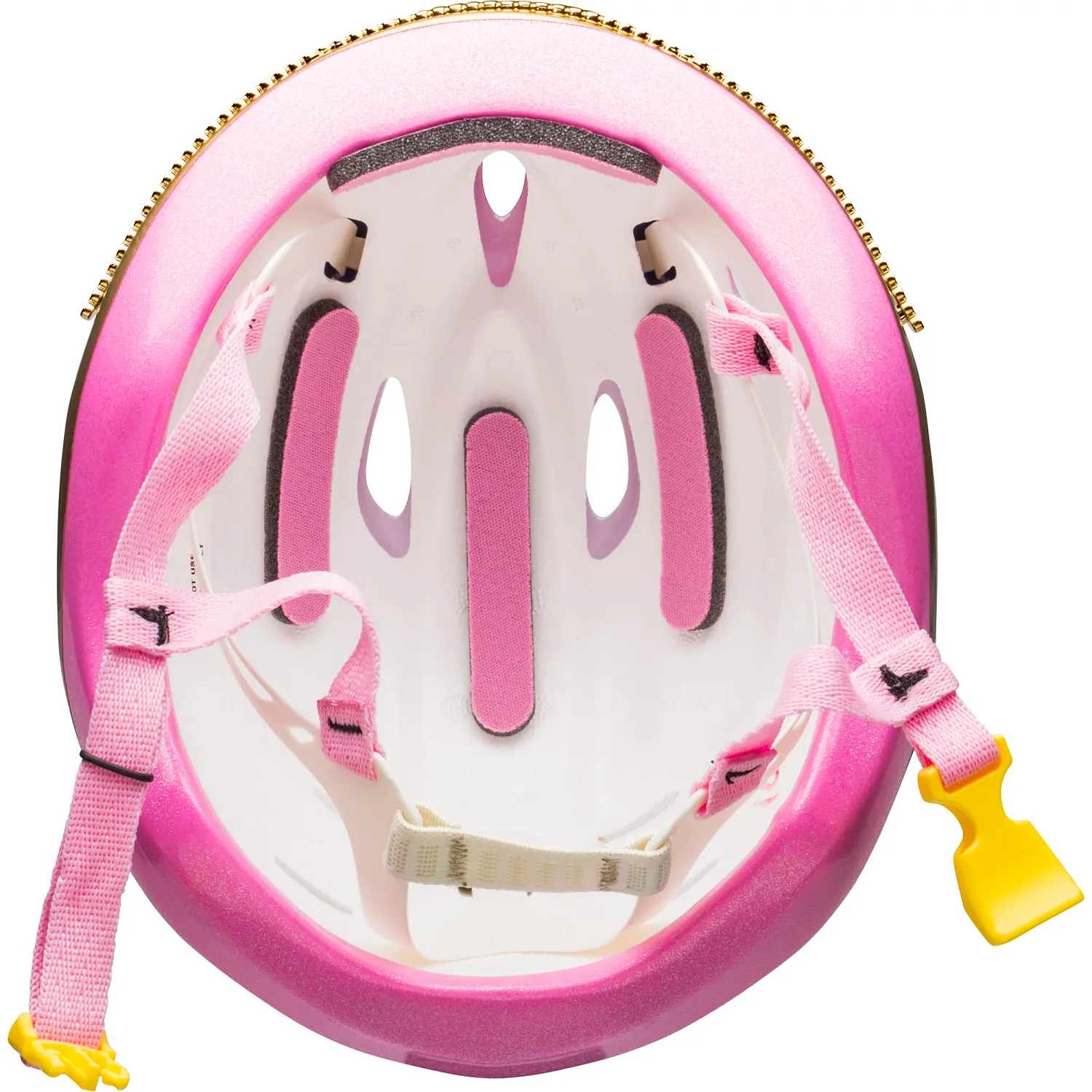 DP 3D GOLD TIARA CHILD BIKE HELMET E/F