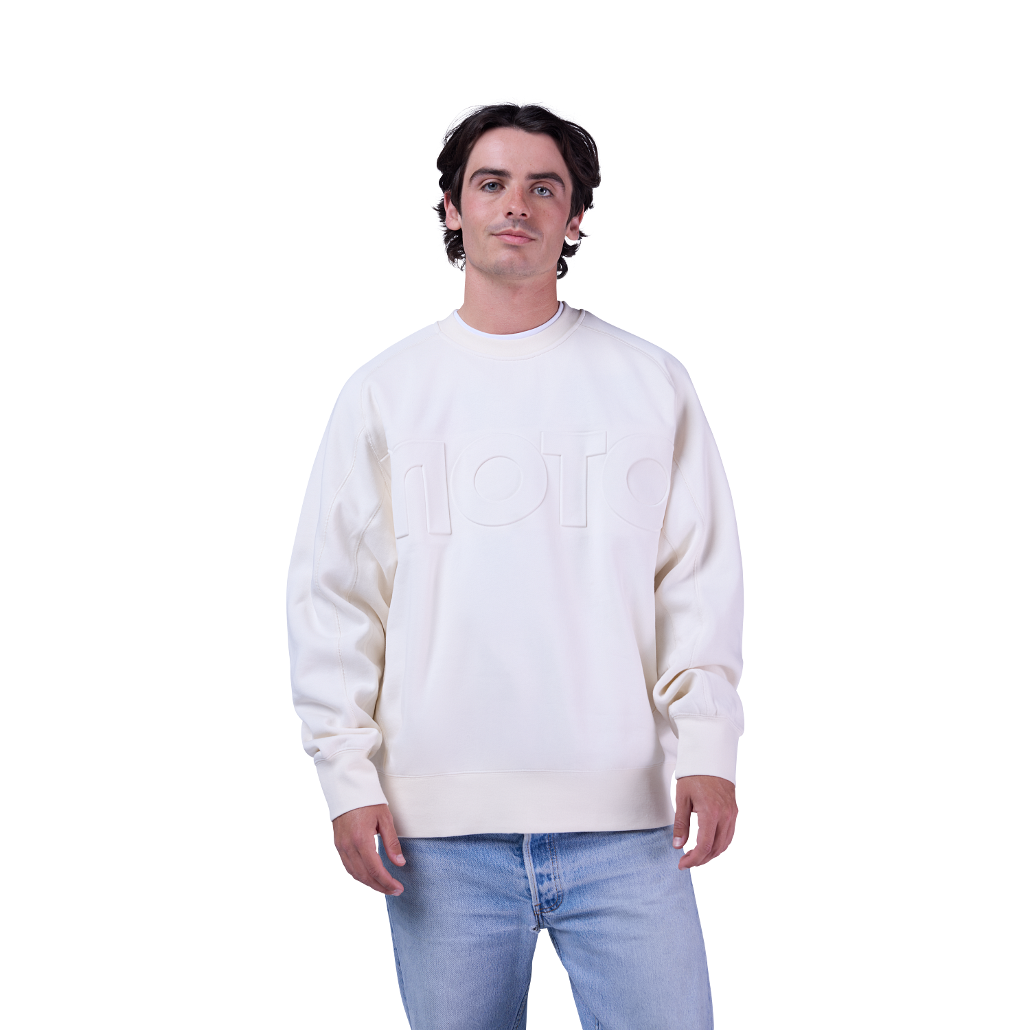 Moto-X Oversized Crew Sweatshirt
