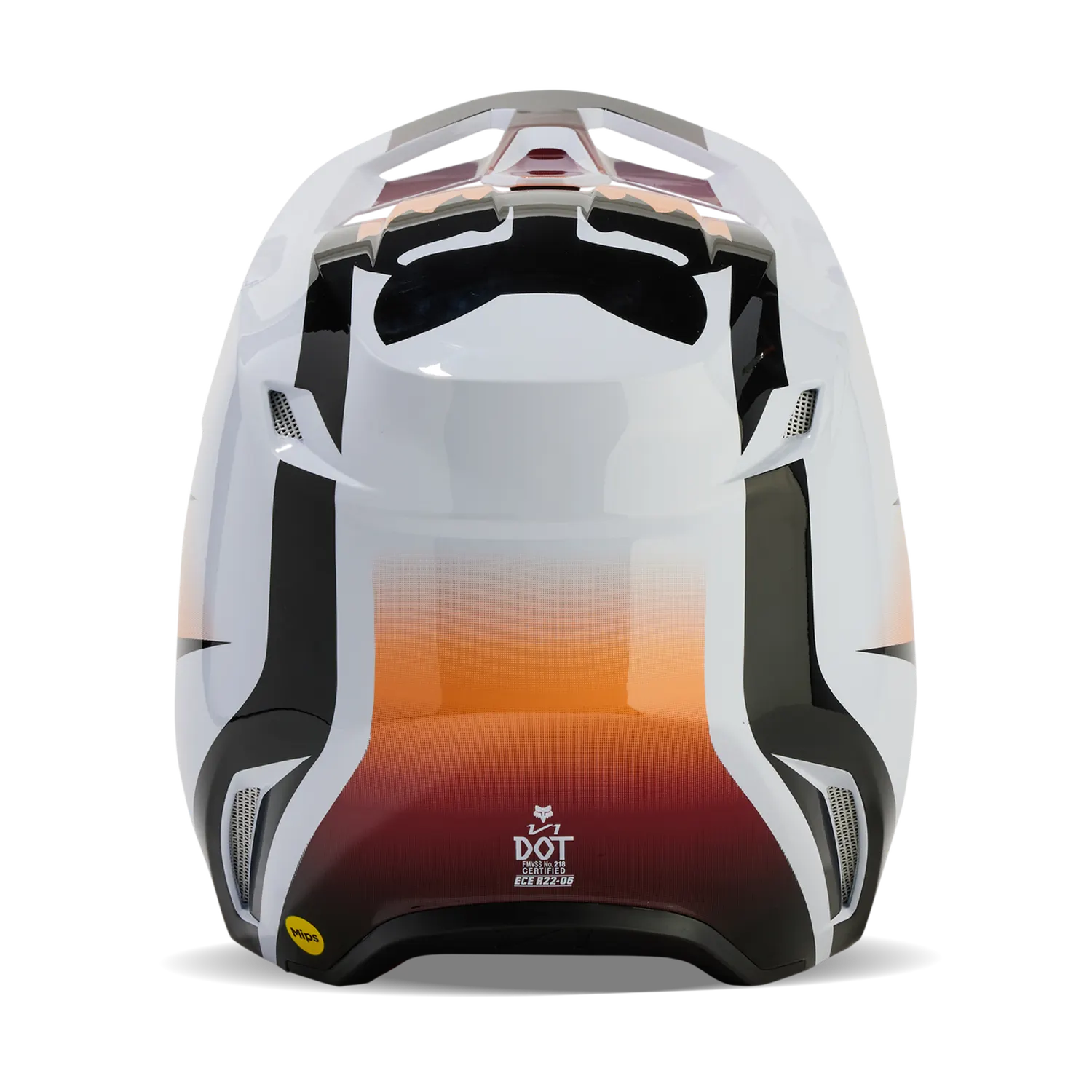 YTH V1 FLORA HELMET [WHT/BLK] YS