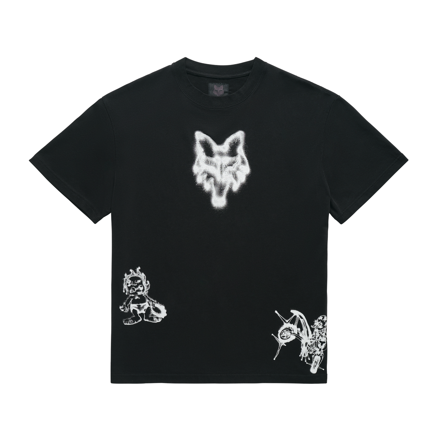 T-shirt Airbrushed Fox Lab
