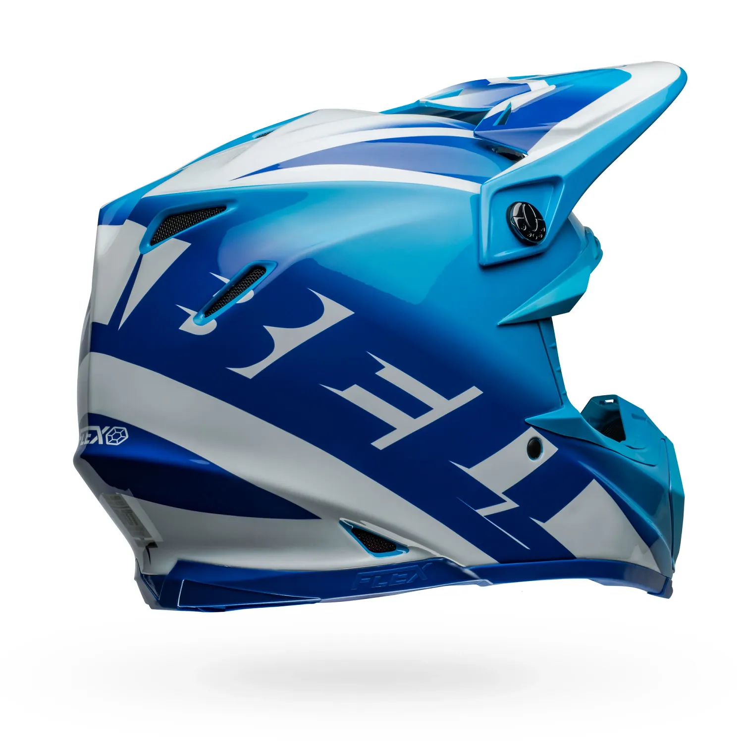 PS MOTO-9S FLEX RAIL BL/WH XL