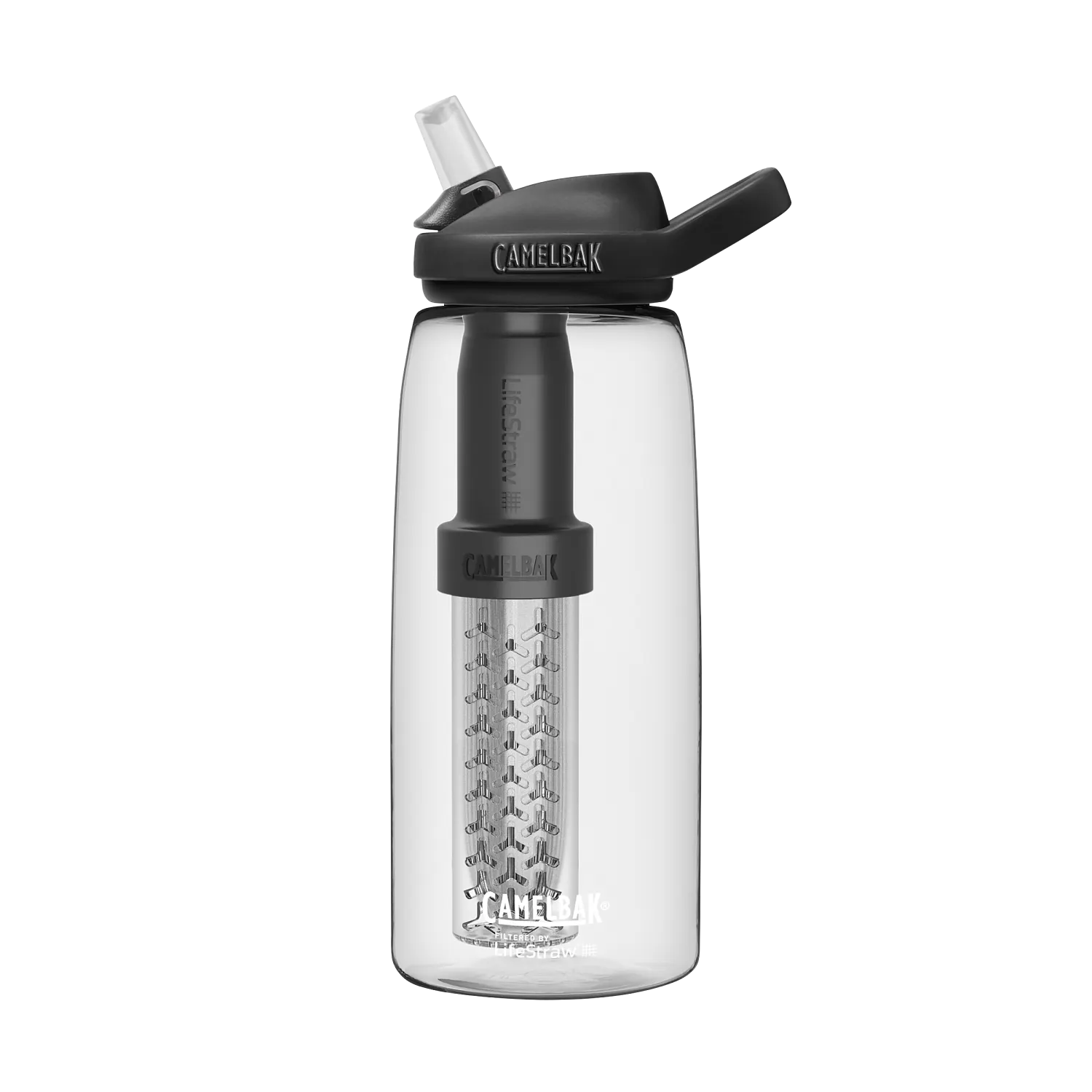 eddy+ 32oz, filtered by LifeStraw, Clear