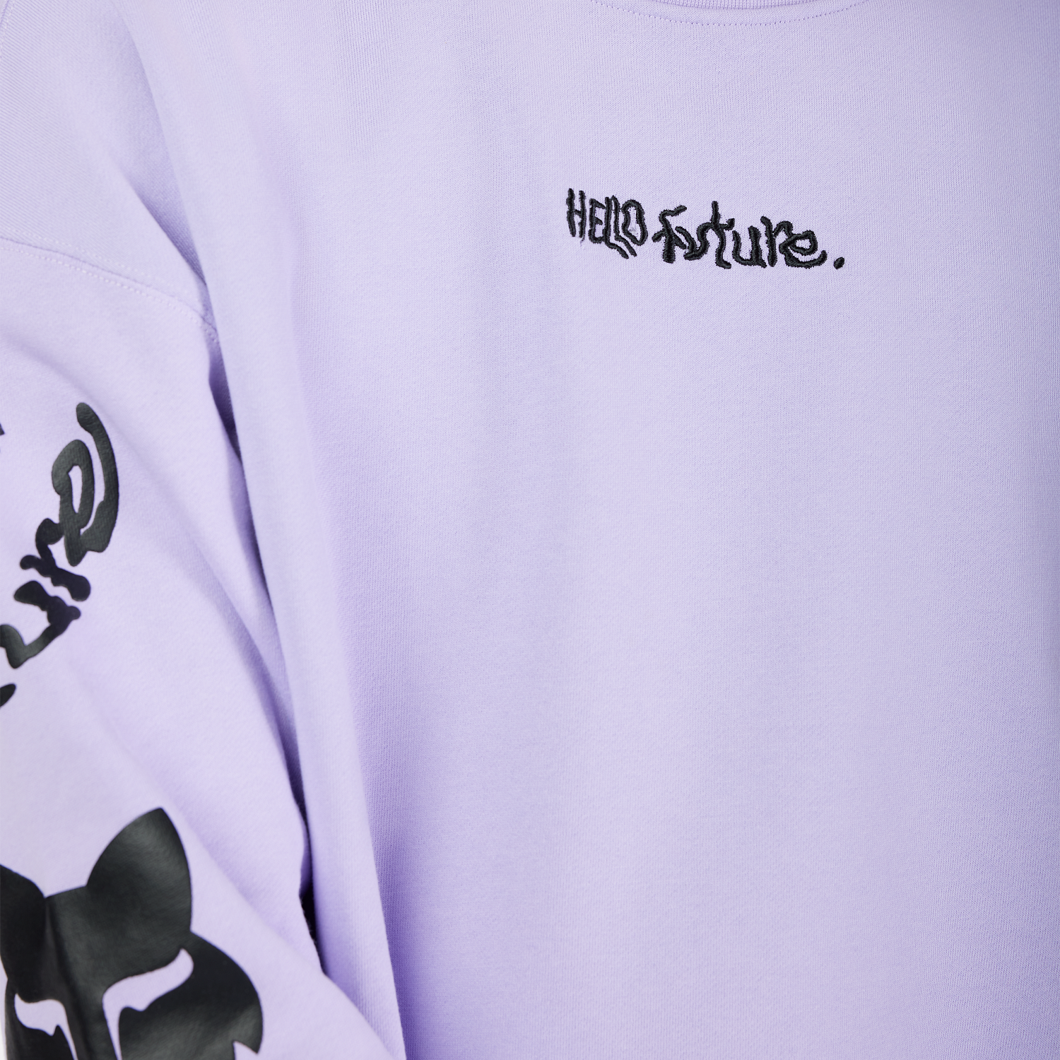 Sudadera Crew Oversize Hello Future