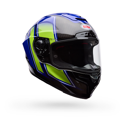 RACESTAR DLX FLEX GRID ECE [BLU/YLW] M
