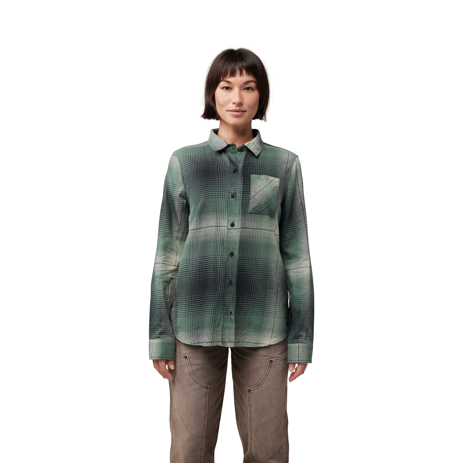 Flanelshirt Traildust - Dames