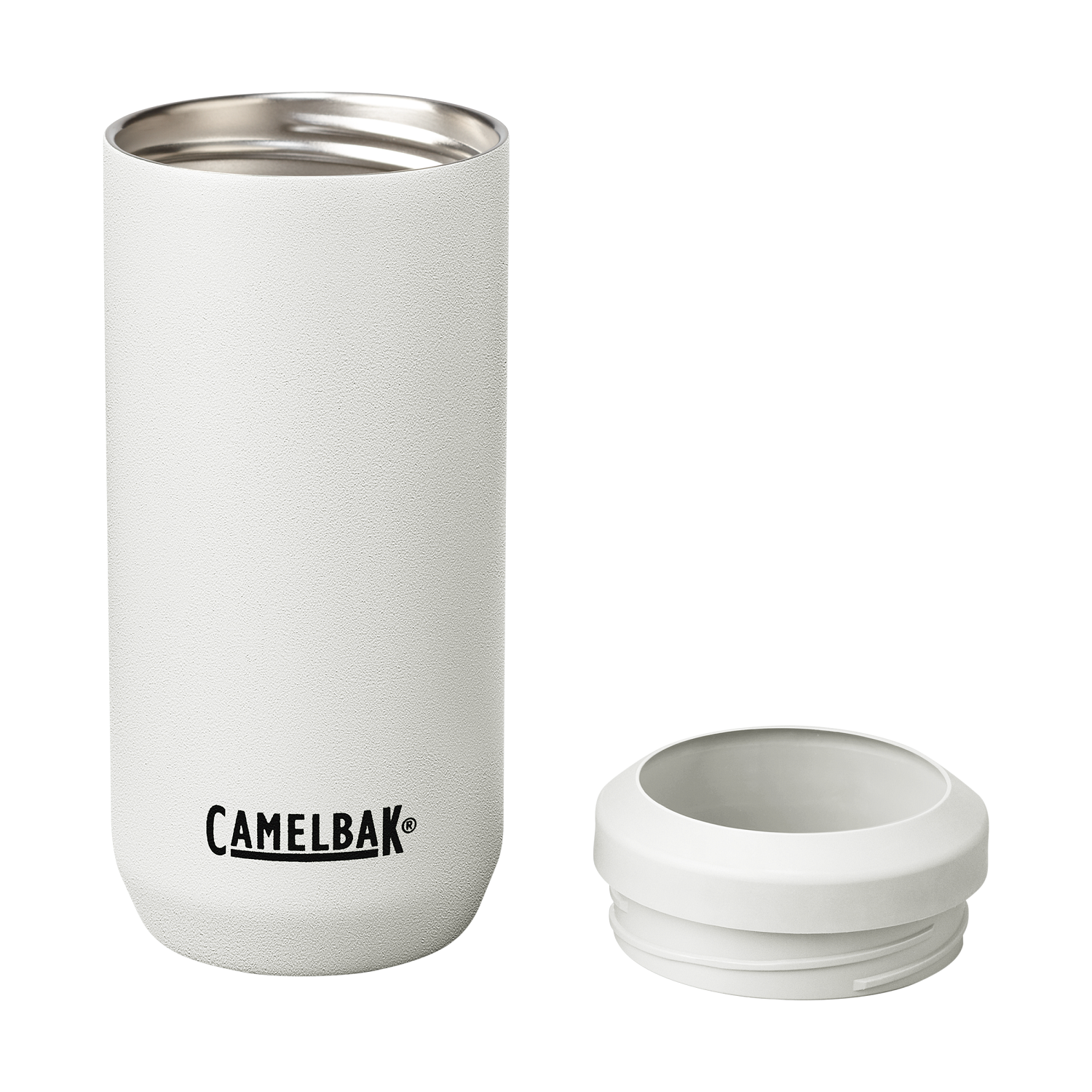 Slim Can Cooler, SST Vacuum Insulated 12oz, White