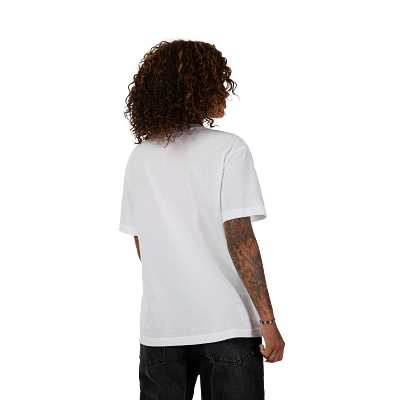 W ELEVATED SS TEE [WHT] L