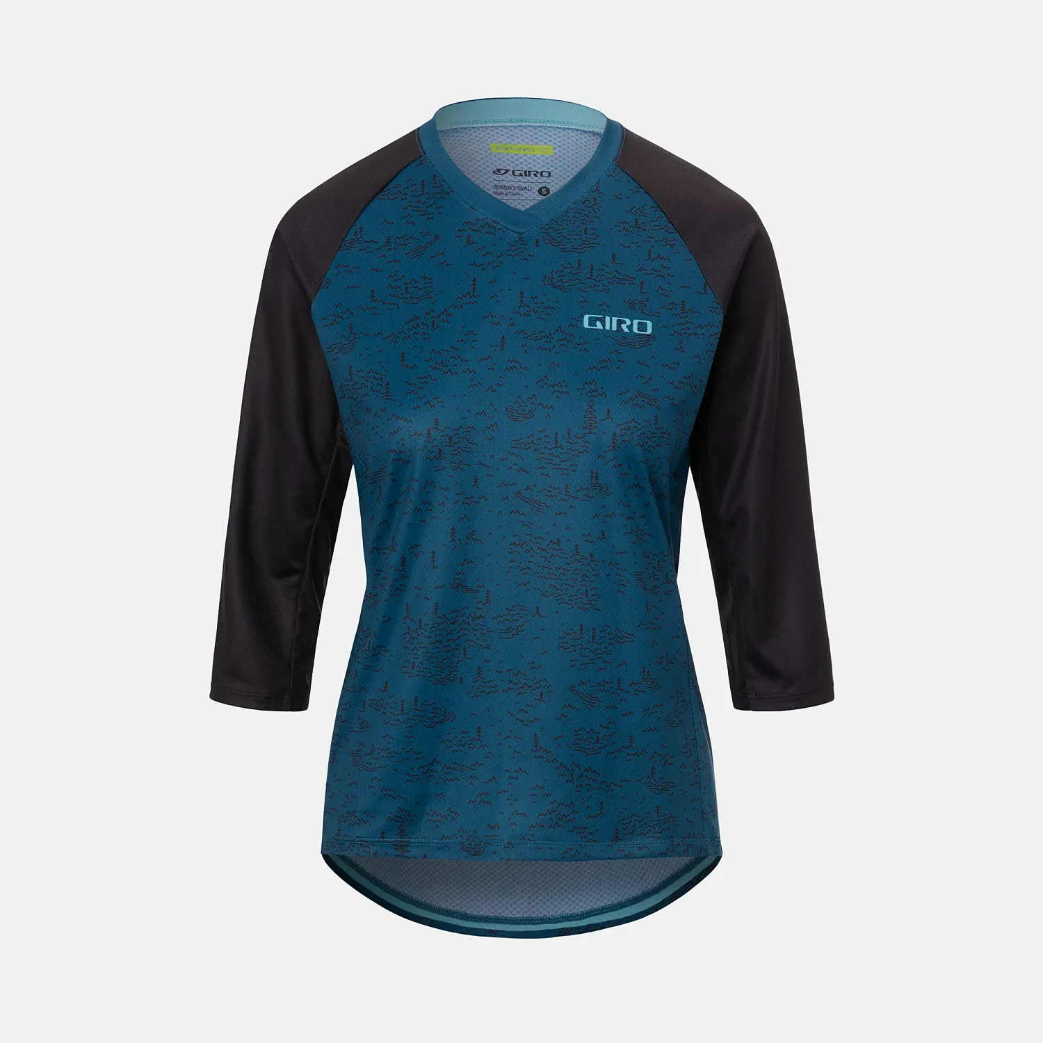 GA W ROUST 3/4 JERSEY HRBR BLU SCREE XS