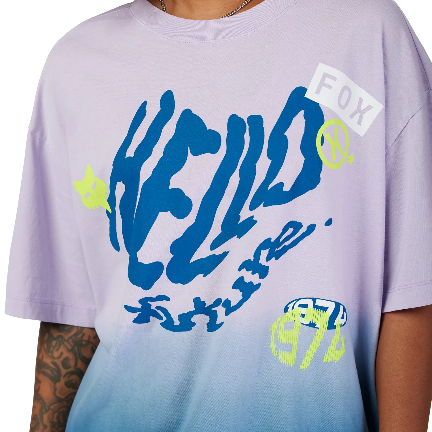 Camiseta feminina Hello Future extragrande