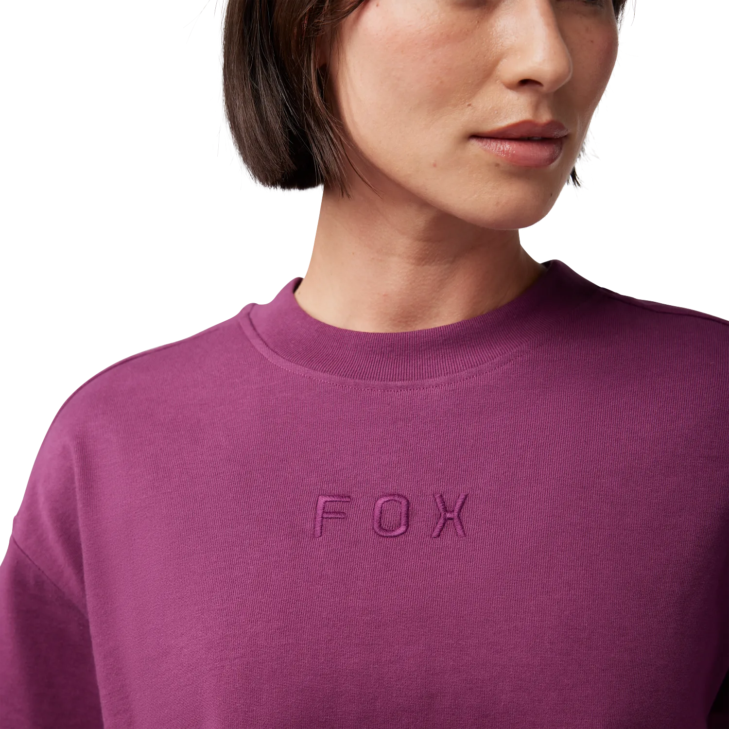 W WORDMARK OS CROP TEE 