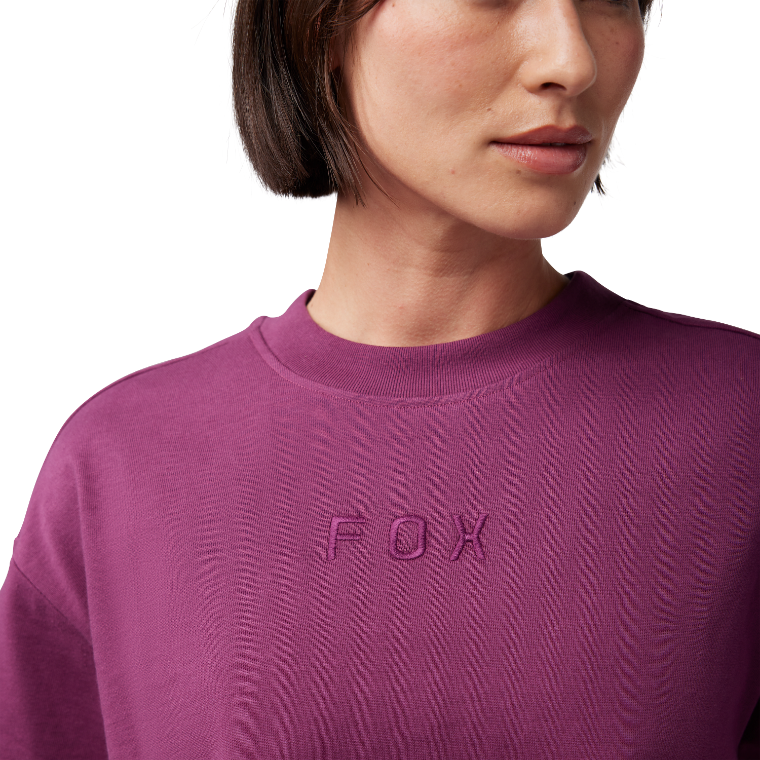 Womens Wordmark Premium Crop Tee