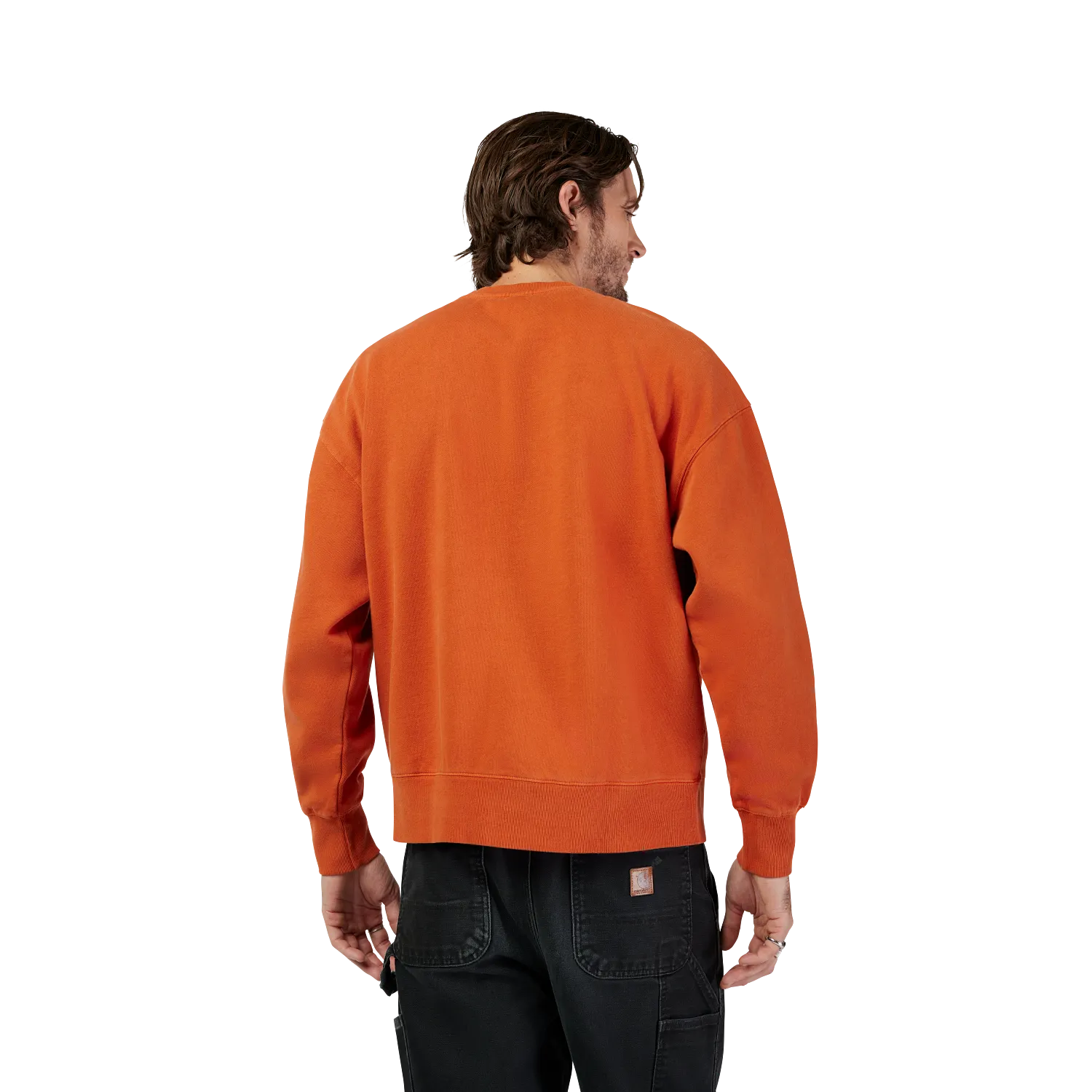 Wordmark Oversized Crew Pullover