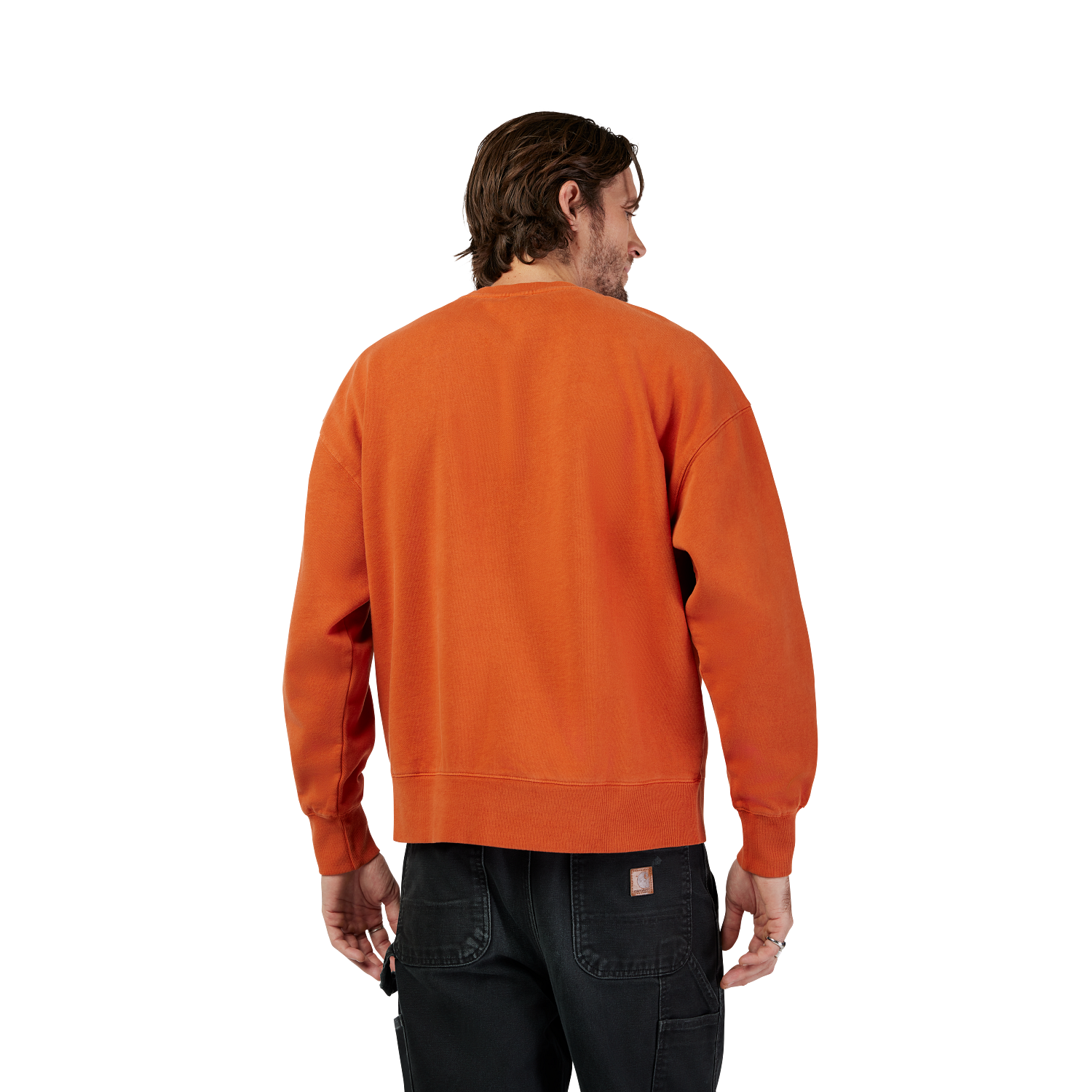 WORDMARK OVERSIZED FLEECE CREW [COG] S