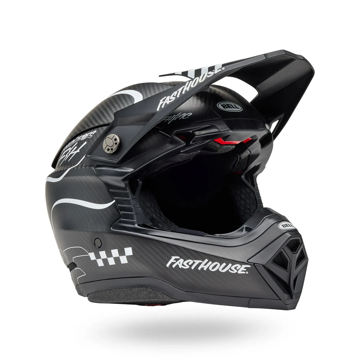 PS MOTO-10 SPHR FH RAVEN MT BK/WH M