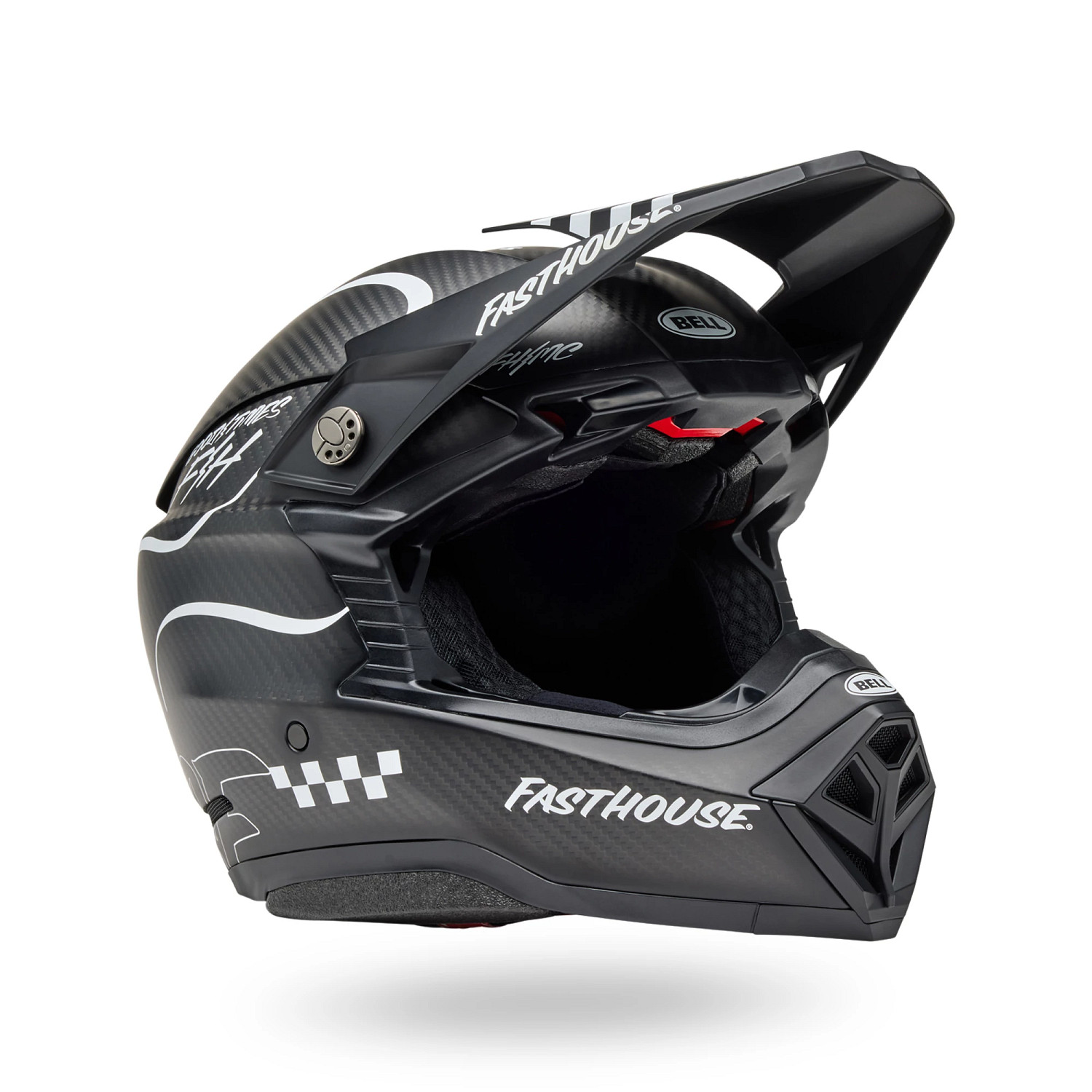PS MOTO-10 SPHR FH RAVEN MT BK/WH L