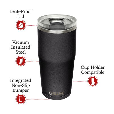 THRIVE TUMBLER, VSS 30 OZ, [BLK] OS