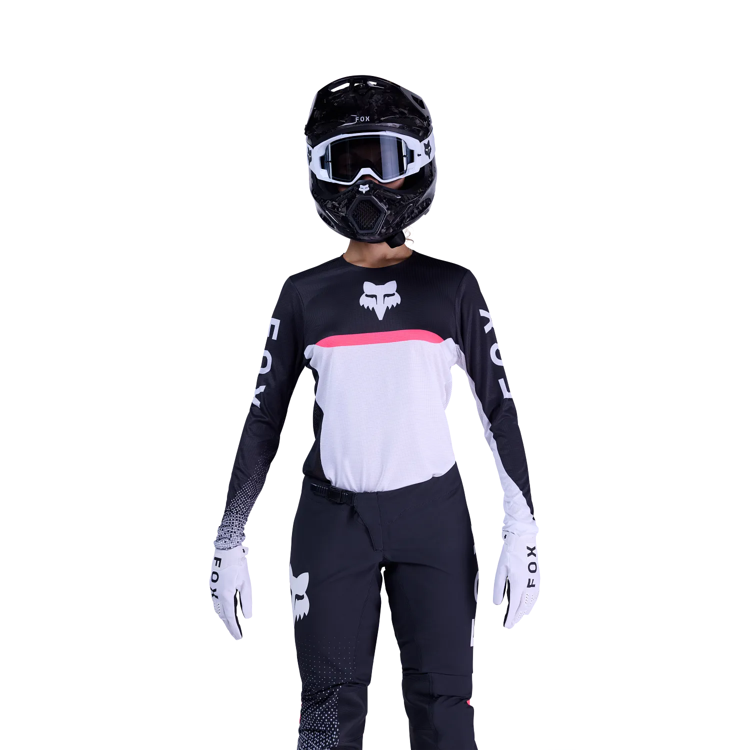 WMNS FLEXAIR FRACTURE JERSEY [WHT/BLK] XS