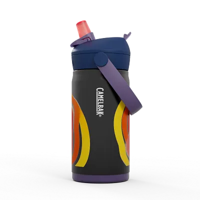 Borraccia per bambini Thrive™ Flip Straw Kids da 350ml in acciaio inossidabile isolato termicamente