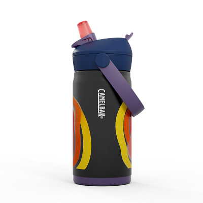 Thrive&trade; Flip Straw Kids 12oz Bottle, Insulated Stainless Steel