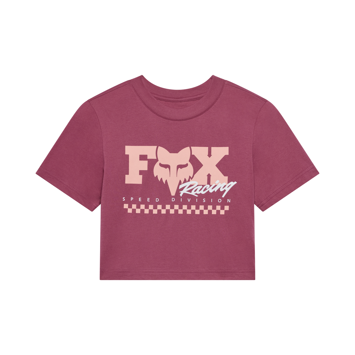 Womens Checker Baby Tee