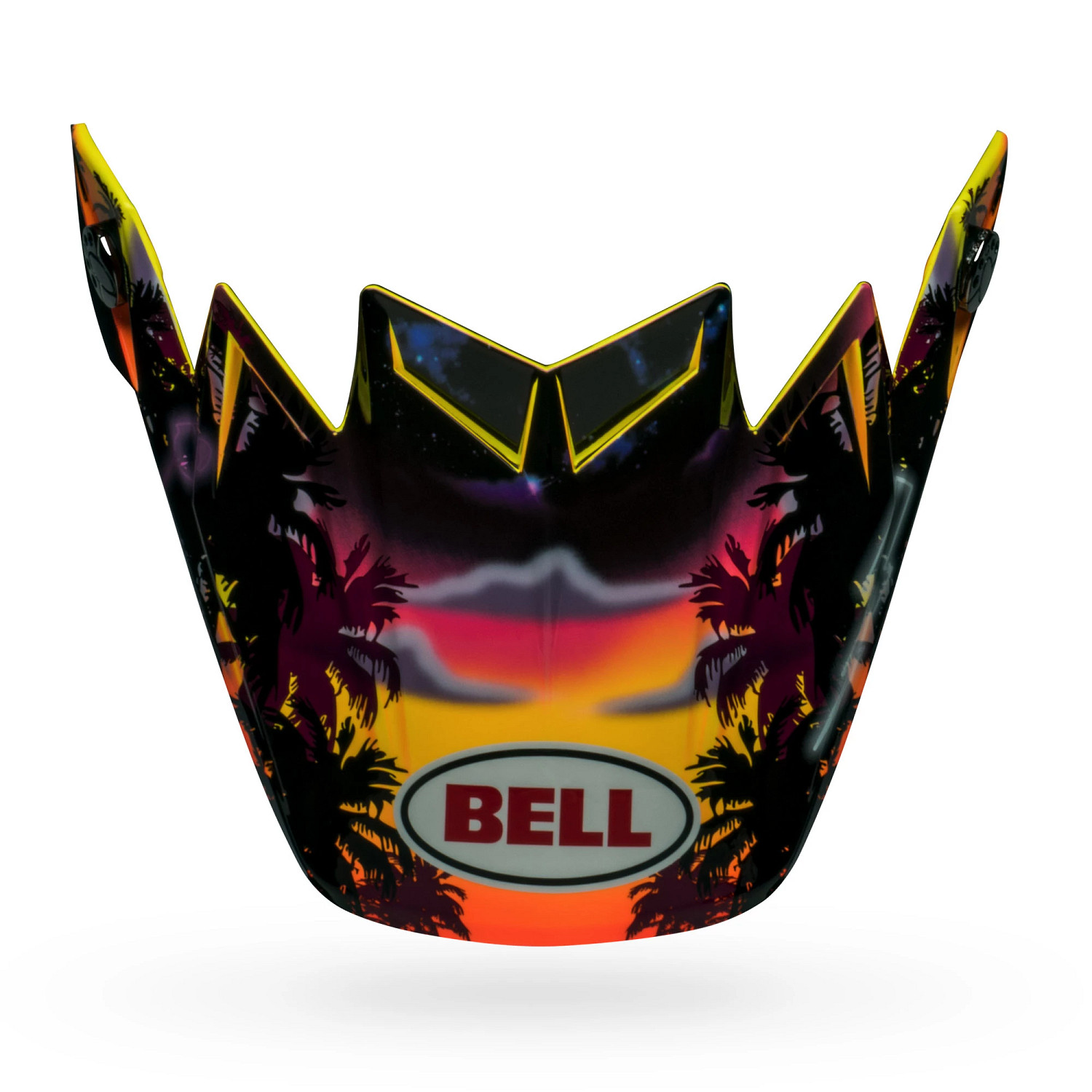 PS MOTO 9 FLEX VISOR TGR TROP FVR YL/OR