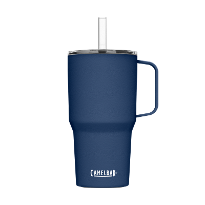 Horizon 24oz Tall Straw Mug, Insulated Stainless Steel