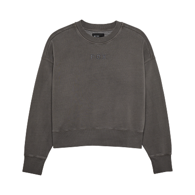 Womens Wordmark Oversized Crew Pullover