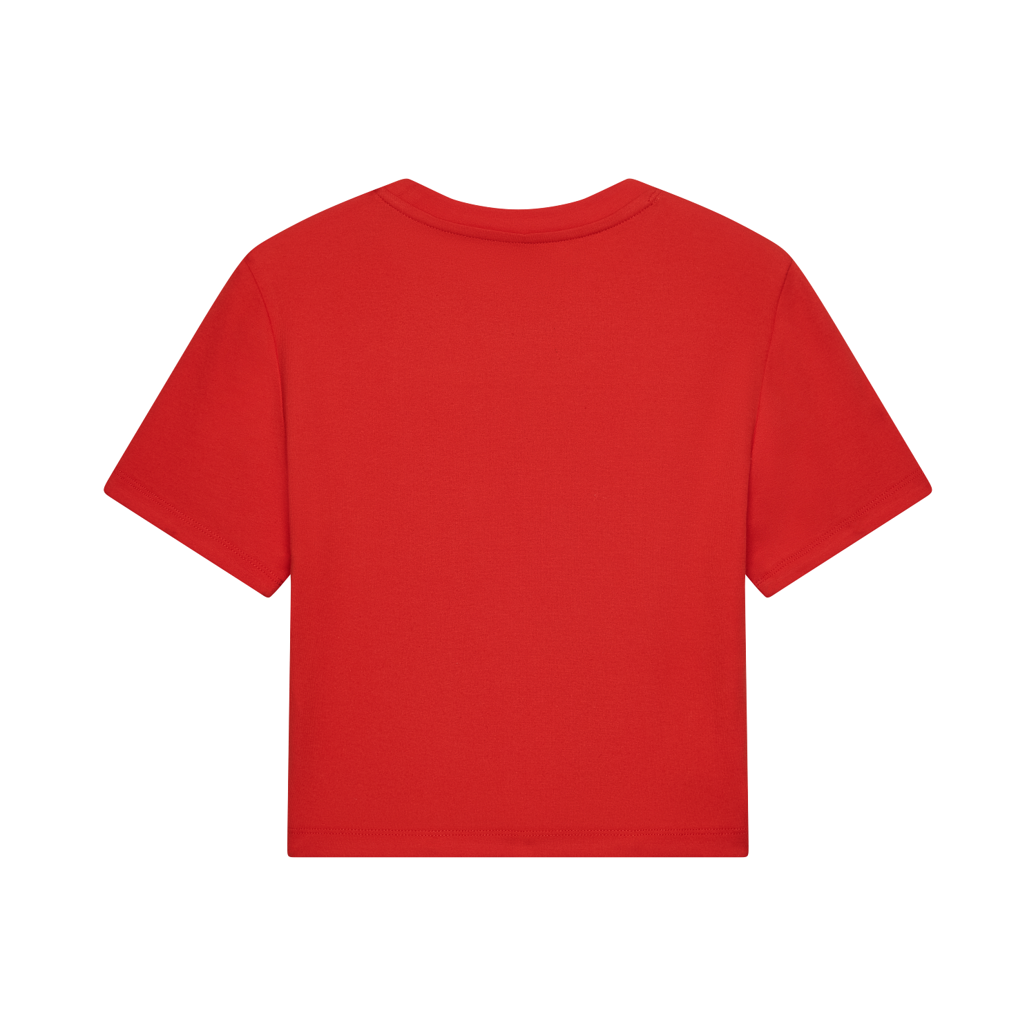 Womens Fox Head Rib Baby Tee