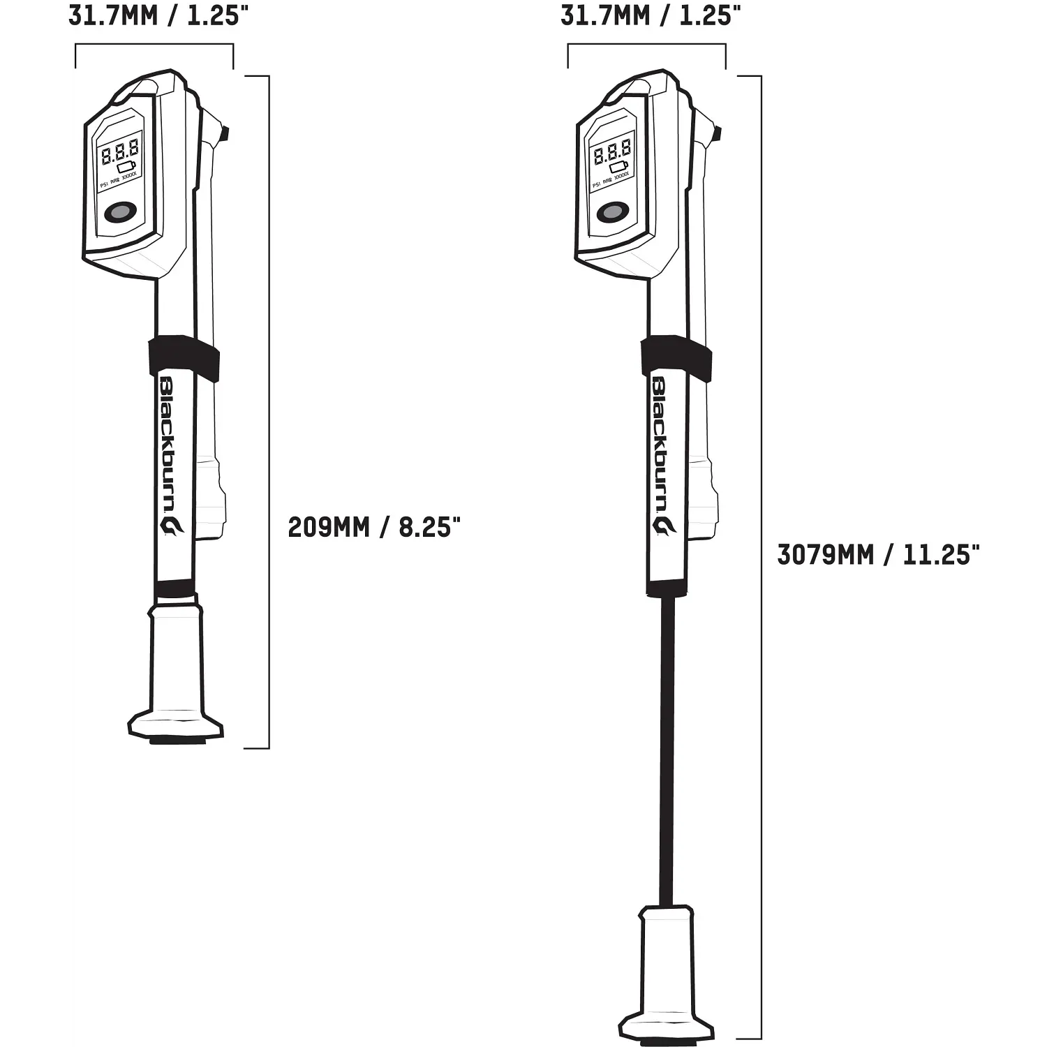 BBN HONEST DIGITAL SHOCK PUMP SLVR