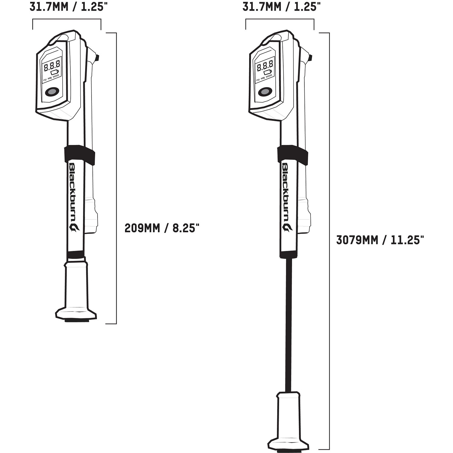 BBN HONEST DIGITAL SHOCK PUMP SLVR