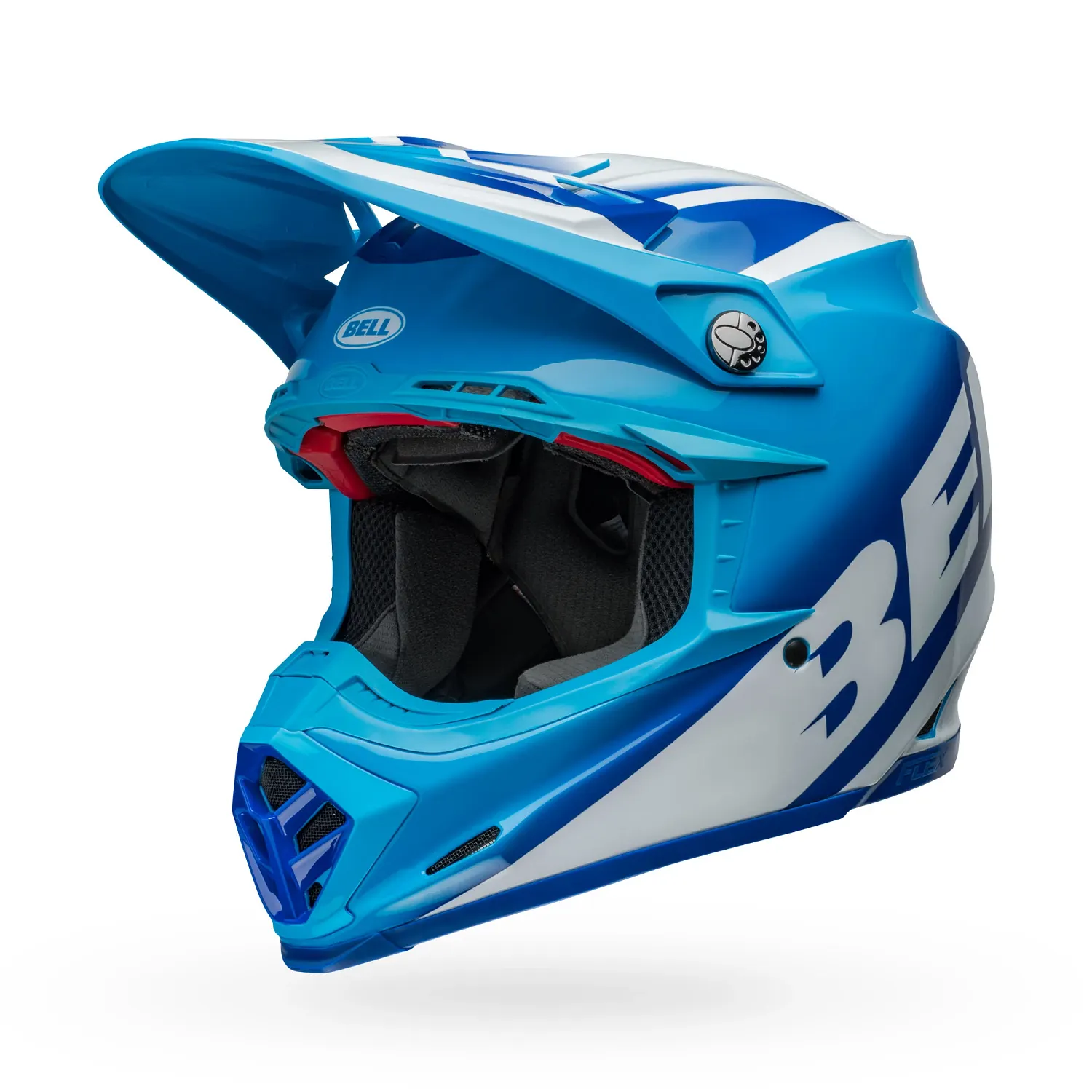 PS MOTO-9S FLEX RAIL BL/WH XL