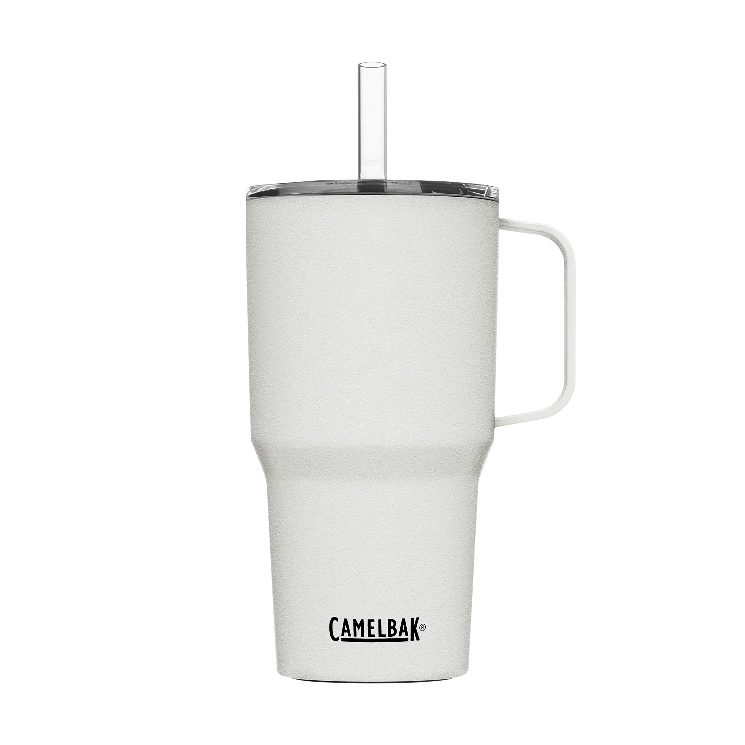 Straw Mug, SST Vacuum Insulated, 24oz, White