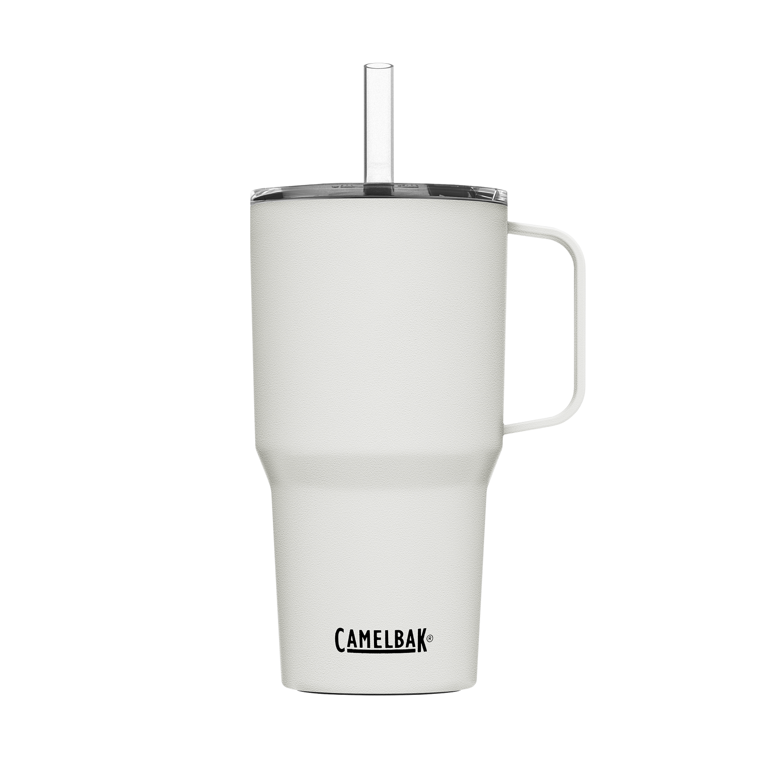 Straw Mug, SST Vacuum Insulated, 24oz, White