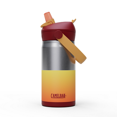 Thrive&trade; Flip Straw Kids 12oz Bottle, Insulated Stainless Steel