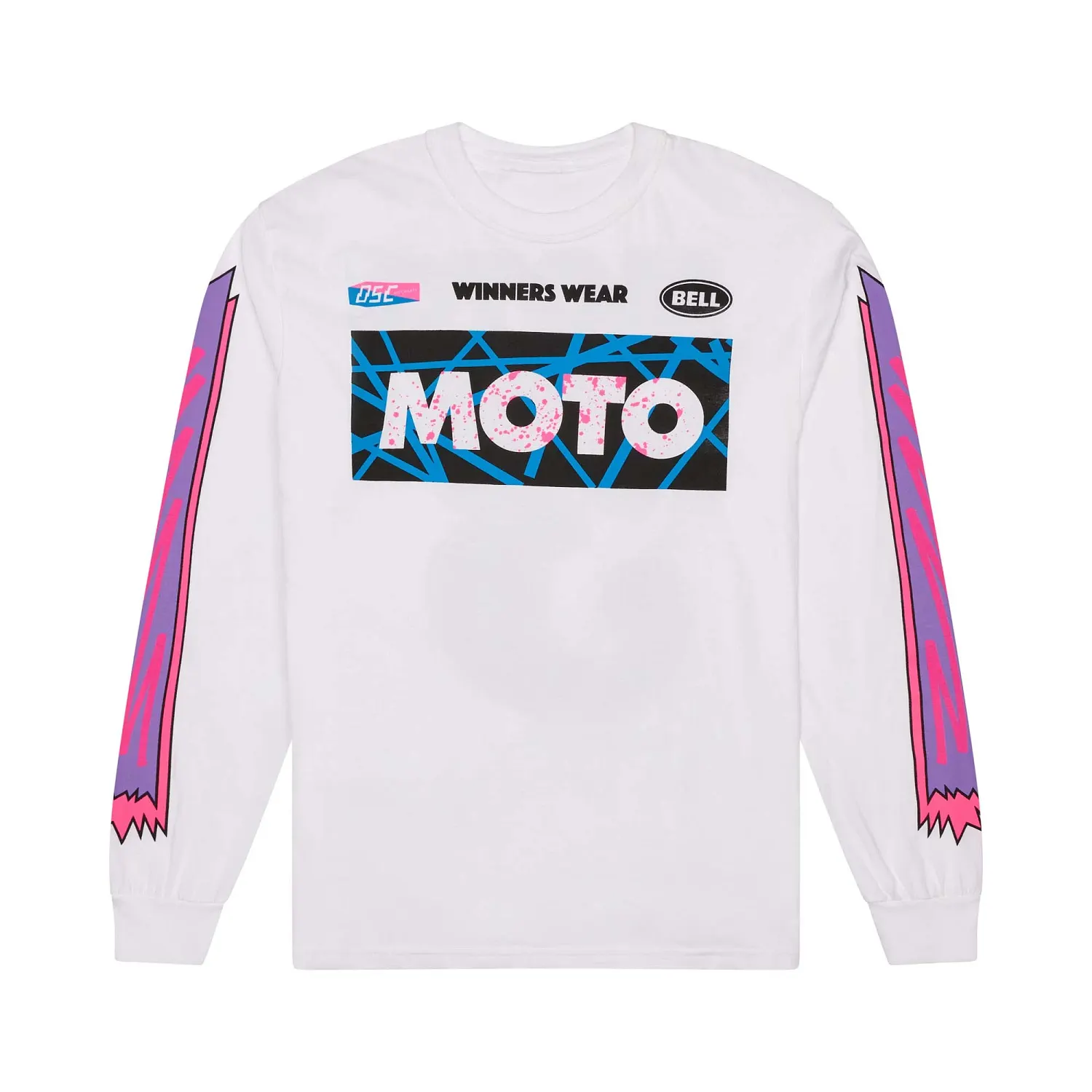 PS X DEATHSPRAY MOTO 3 LS TEE WH S