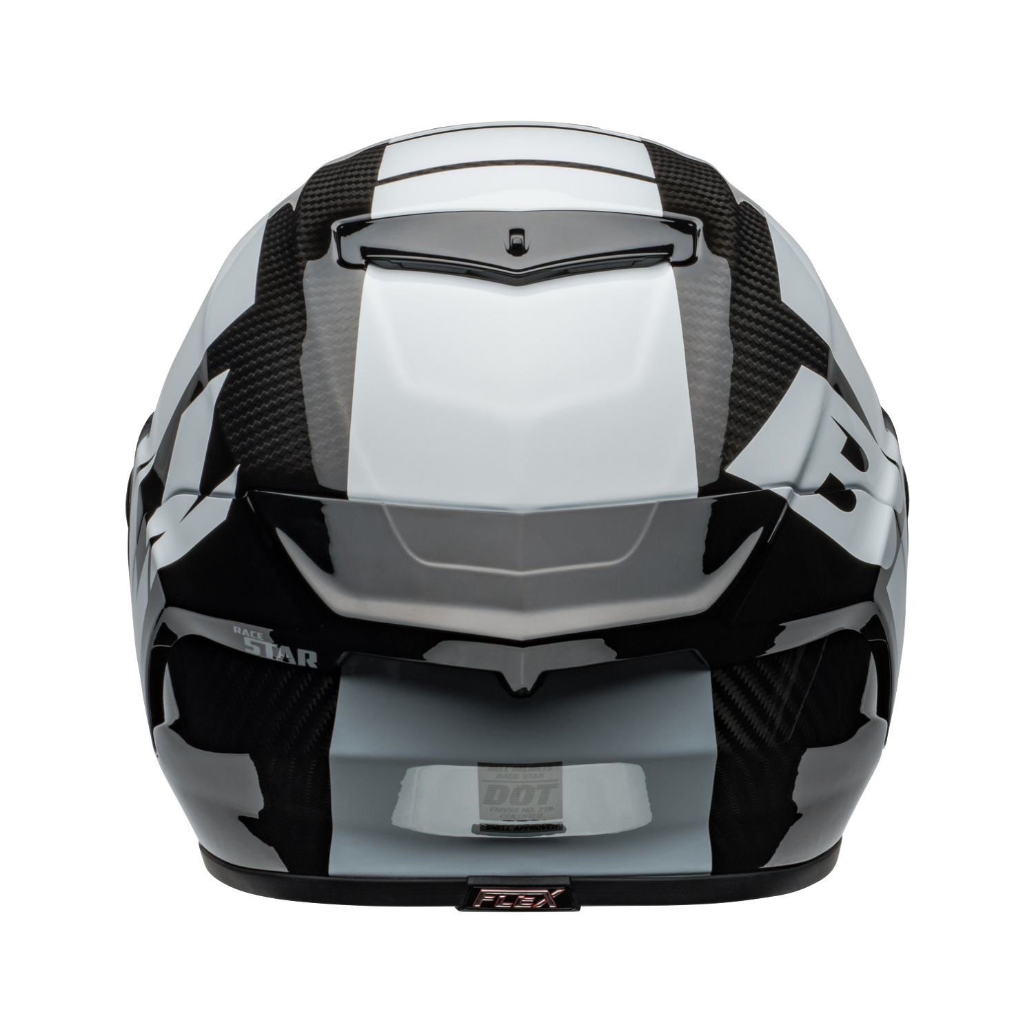 RACESTAR DLX OFFSET ECE [BLK/WHT] XL