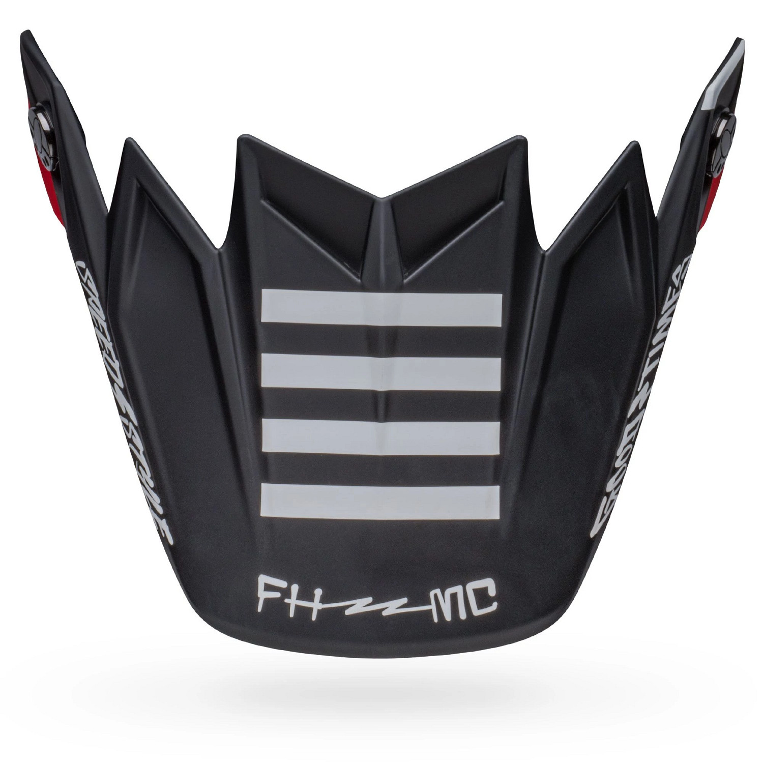 PS MOTO 9 FLEX VISOR FH TRIBE M/G BK/WH