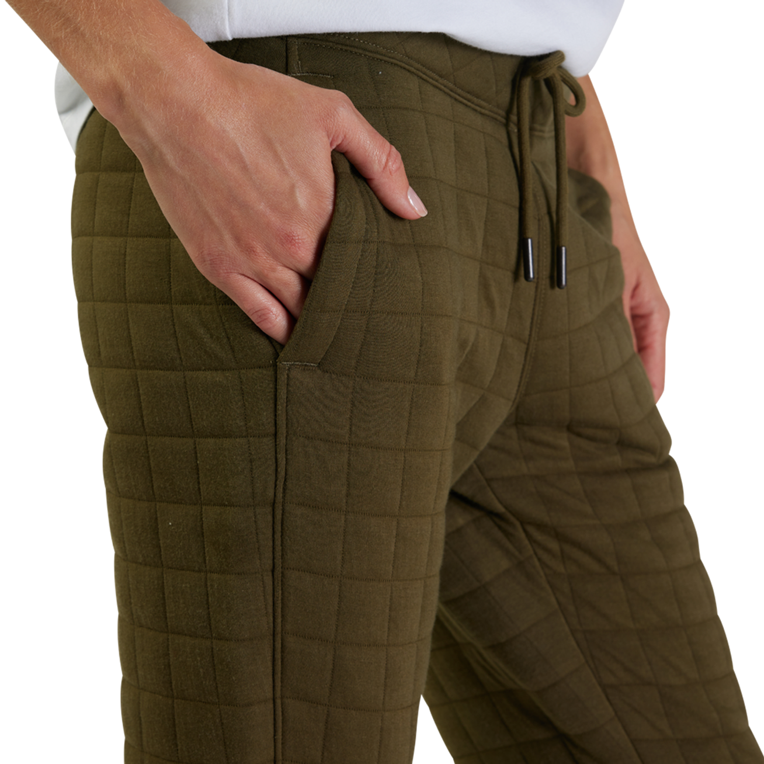 Womens Quilted Joggers